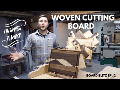How to make a woven cutting board - John Barnes