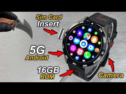 5G Android SmartWatch With SimCard Insert & Camera⚡️VG52 Pro 5G⚡️2GB RAM + 16GB ROM + HotSpot⚡️