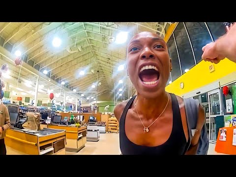 Mother of All Karens Kicks Cop in Nuts When He Catches Her Stealing, Goes 100x Crazy Until TAZED