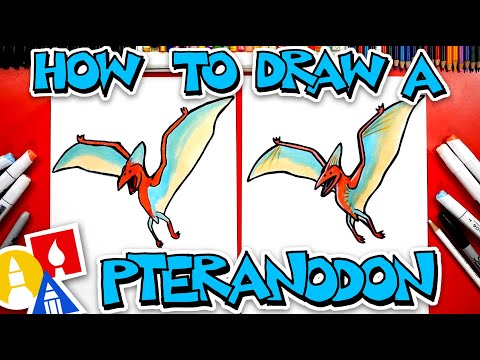How To Draw A Pteranodon "Dinosaur"
