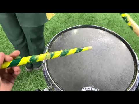 I Performed My Marching Band Show In The Super Dome. (Snare/Piano Cam)