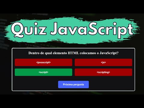 Como Fazer um App de Quiz Usando JavaScript - Tutorial Completo para Iniciantes