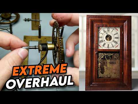 Rescuing 1860s Seth Thomas Ogee Clock Restoration