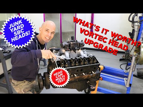 JUNKYARD SBC HEAD TEST-VORTEC FTW!