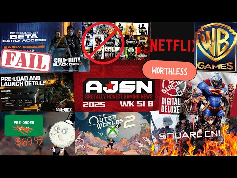 AJS News - Call of Duty NO MORE Back to BACK Games, Netflix says WB Games Worthless? & More!