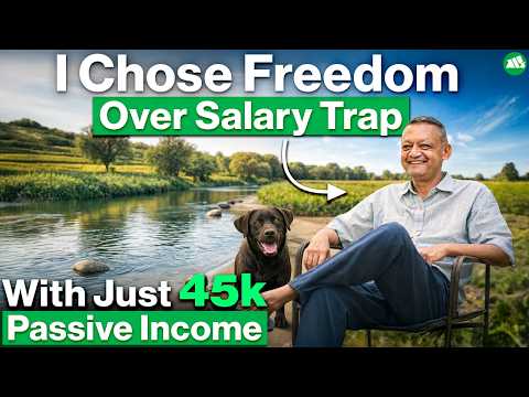 Quit His High Paying Job For Freedom With Just 45k Passive Income.