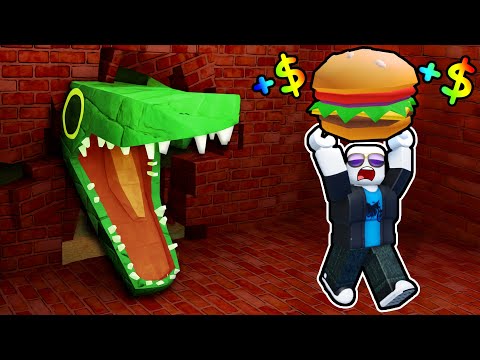 stealing EXPENSIVE items from MONSTERS in Roblox deadly delivery...