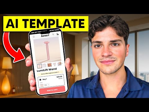 My UPDATED AI Dropshipping Store Template For 2026!