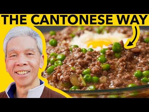 🤤 How a Chinese chef cooks Ground Beef! (窩蛋免治牛肉飯)