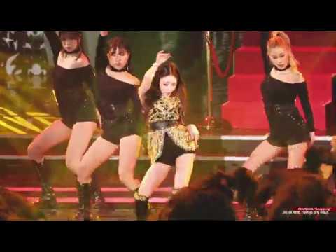 200108 제9회 가온차트 뮤직 어워즈 "벌써 12시+Snapping” 청하 Fancam