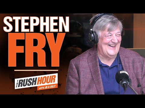 Stephen Fry | QR Codes, Bairstow Stumping, Comedy Tour & Is He A Genius? | Rush Hour with JB & Billy