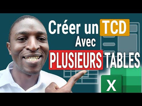 Comment créer un TCD à partir de PLUSIEURS feuilles de données sur Excel
