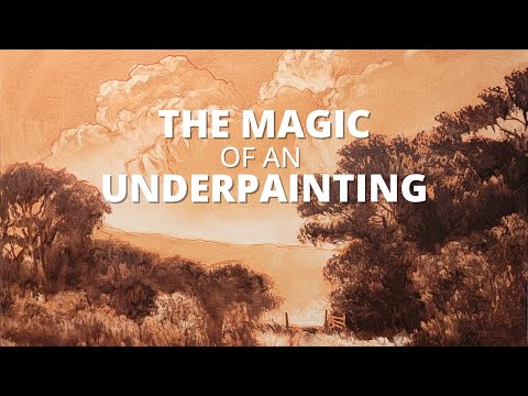 Discover the MAGIC of an underpainting for painting landscapes [Part 1]