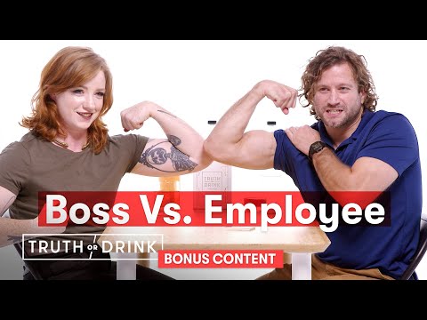 My Boss and I - Bonus Questions! | Truth or Drink | Cut