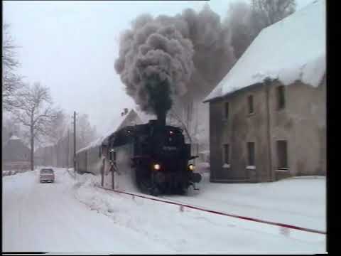 Dampflokwinter im Erzgebirge
