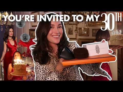 30th Birthday Vlog ✨ Party Prep + Luxury Unboxing (Hermès, Tom Ford)