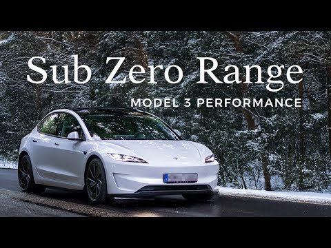 Cold Weather Range Test: Model 3 Performance 700 km Road Trip