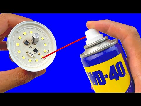 Apply WD-40 to a Broken LED Bulb and You'll Be Amazed by the Results!