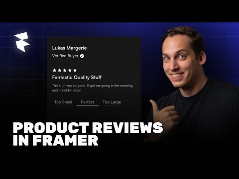 Build a Product Review System in Framer (Form to CMS Tutorial)