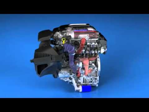 Cadillac Twin Turbo Airflow Animation