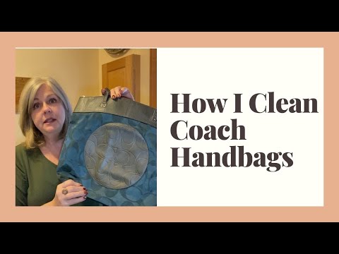 How I Clean Coach Handbags and Other Designer Purses