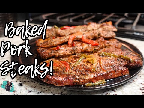 THE MOST DELICIOUS OVEN-BAKED PORK STEAKS | EASY RECIPE TUTORIAL