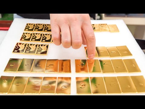 Process of making 999.9‰ Pure Gold Bars. Inside Korea’s Gold Exchange