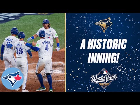 EVERY PITCH: Blue Jays score NINE runs in HISTORIC sixth inning of Game 1 of World Series!