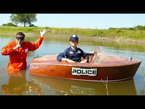 Using Police Boat to Stop Bad Guys