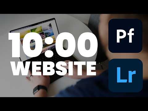 Create a Photography Website in 10 Minutes with Adobe Lightroom + Adobe Portfolio