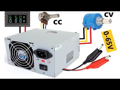[New]  Convert Old Computer Power Supply into Adjustable Power Supply 0 - 65 V - 10 A