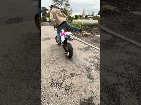 Burnout on a CUSTOM YZ490 SuperMoto 🤯