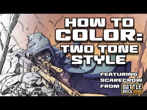 How to Color Comics: Two-Tone Style