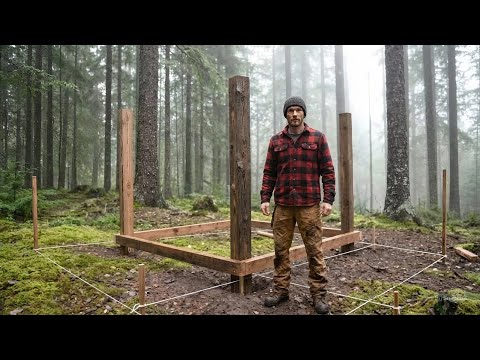 I Gave Up Everything to Build a Small, Hidden House in the Forest! (Part 1/4)