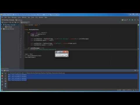Python GUI with Tkinter - 8 - Using Classes