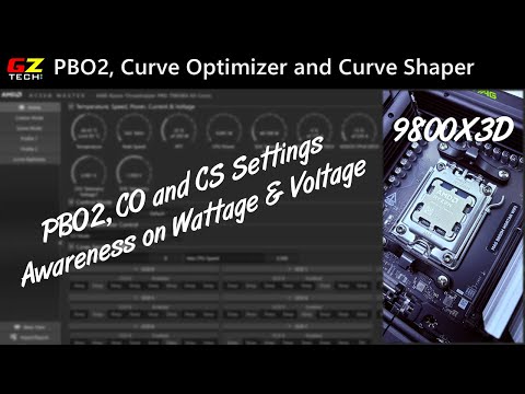 PBO2 Curve Optimizing with 9800X3D on MSI Motherboard