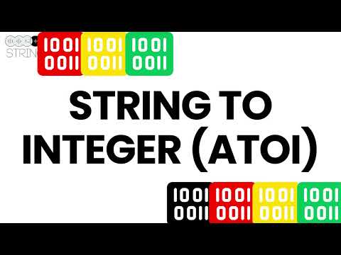 String to Integer atoi - Leetcode 8 - Illustrated! - Google / Amazon - Python (Pattern Mastery)