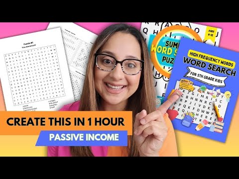 Create a Word Search Puzzle Book using ChatGPT, Canva, and Generator (Step by Step Tutorial)