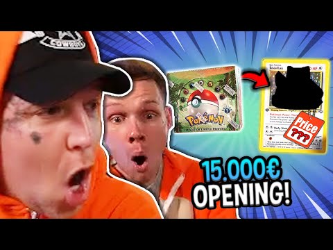 KRASSES 15.000€ POKEMON UNBOXING 😱 Jungle First Edition (1999) mit Sascha | MontanaBlack Highlights