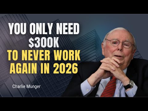 Charlie Munger: $300K Is Enough to Never Work Again (Here's How)