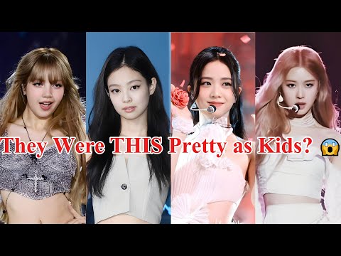 Wait... BLACKPINK Looked Like THIS as Children? 😱 #ブラックピンク