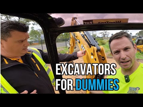 Extreme Beginner using the Cat 301.7 Mini Excavator at WesTrac