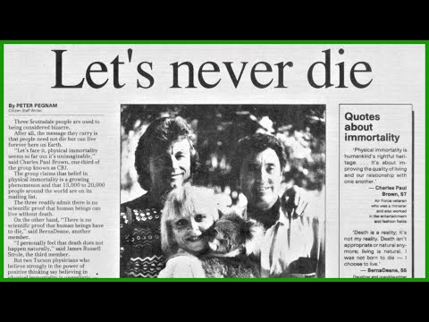 It's Embarrassing to Die: The Immortalist Story