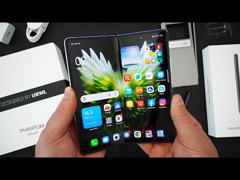 TECNO Phantom V Fold2 Unboxing, Hands-On &amp; First Impressions! (Blue LOEWE.)