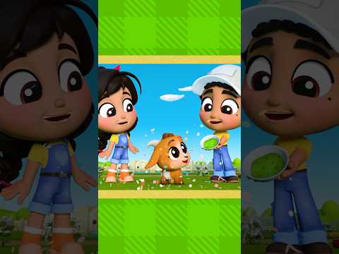 Baby goat needs to find the color GREEN 🥑 | Barnyard Daycare #Shorts