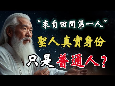 ”無王無帝定乾坤，來自田間第一人”東方聖人真實身份曝光，竟只是普通人?