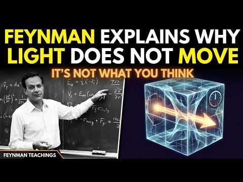 "Feynman Explains Why light does not move”