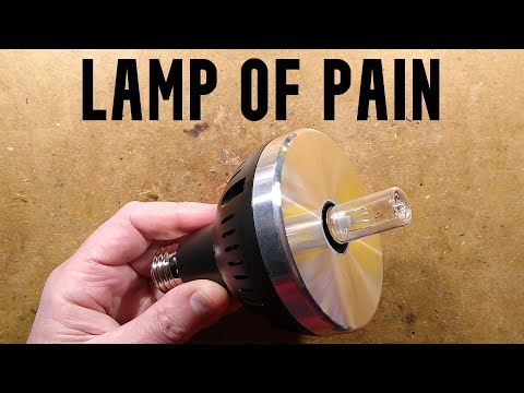 This lamp can hurt you in two ways
