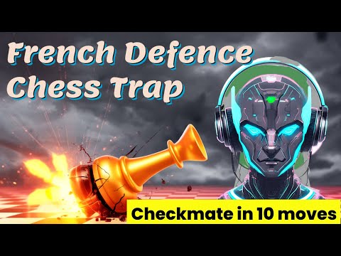French Defence Chess Trap | How to Beat French Defense Opening with Shocking Chess Tactics