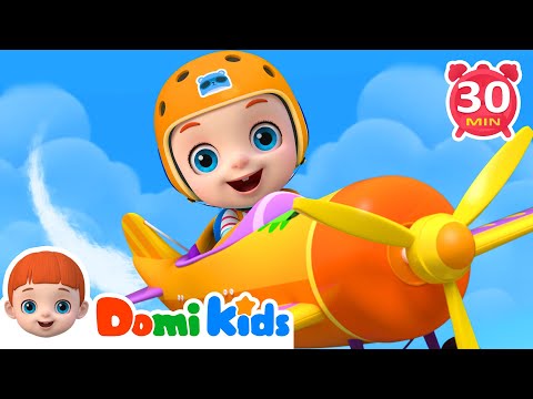 寶貝多米兒歌大全|早教兒歌|經典熱門兒歌|動物兒歌|飛機飛呀飛|domikids 中文|Nursery Rhymes